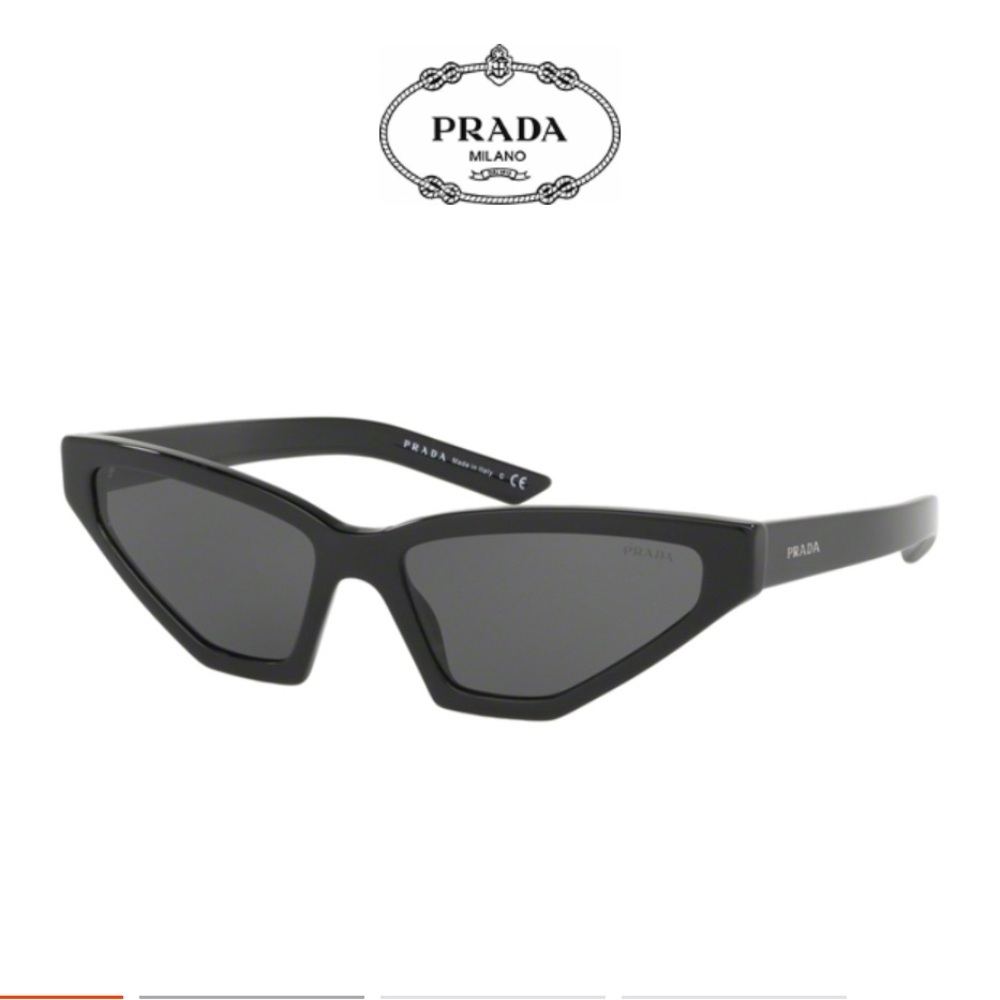 NWT Prada PR12VS57 Butterfly Millenial - Black
